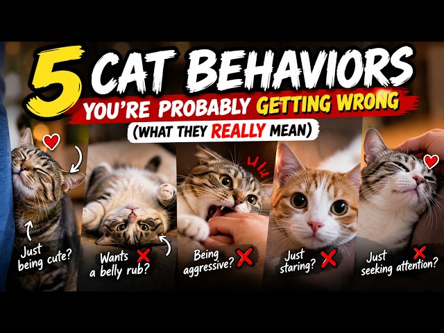 5 Cat Behaviors You’re Probably Getting Wrong (What They REALLY Mean)