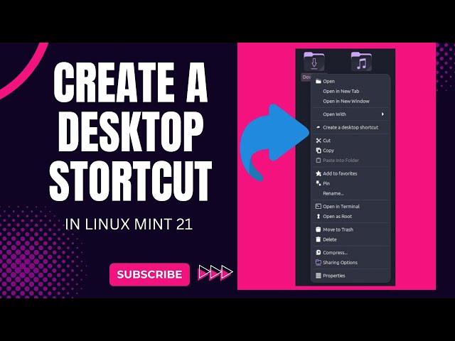 Discover the EASIEST Way to Create Desktop Shortcuts in Linux Mint 21