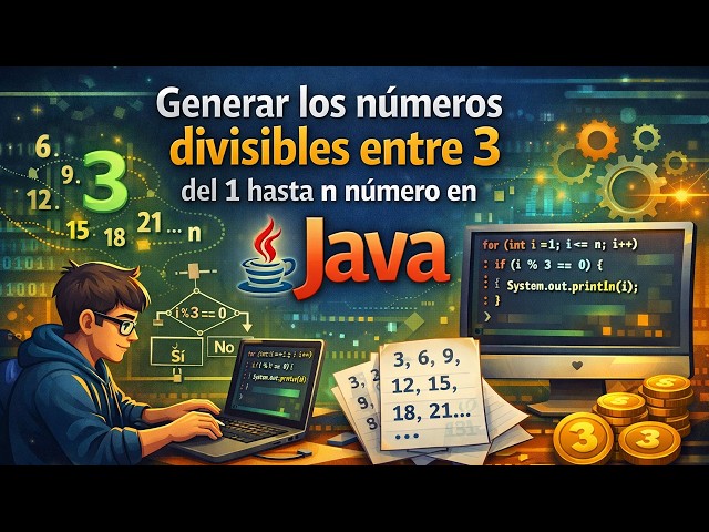 Generate numbers divisible by 3 from 1 to n in Java