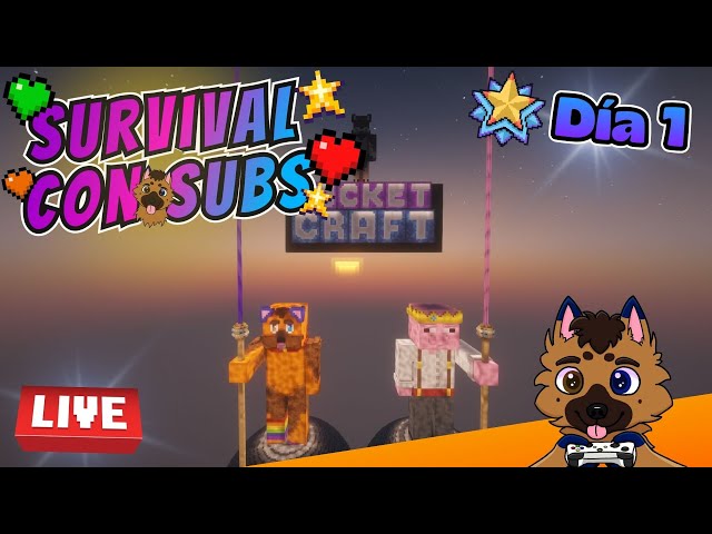 Jugando MINECRAFT CON SUBS DÍA 1 INICIANDO En EL Nuevo MUNDO!!!