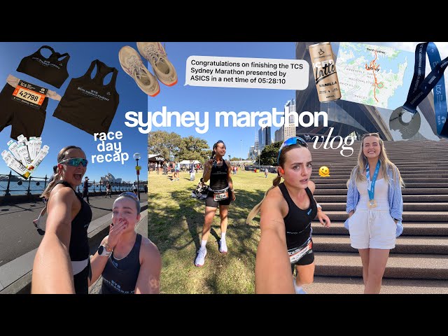 sydney marathon vlog! expo, race day recap, elevation, time, aftermath, what's next for me?