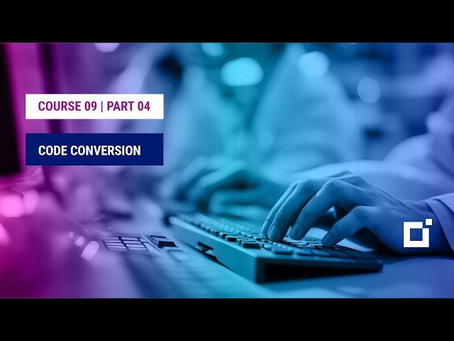 Syspro | Course 09 | Part 04 | Code Conversion