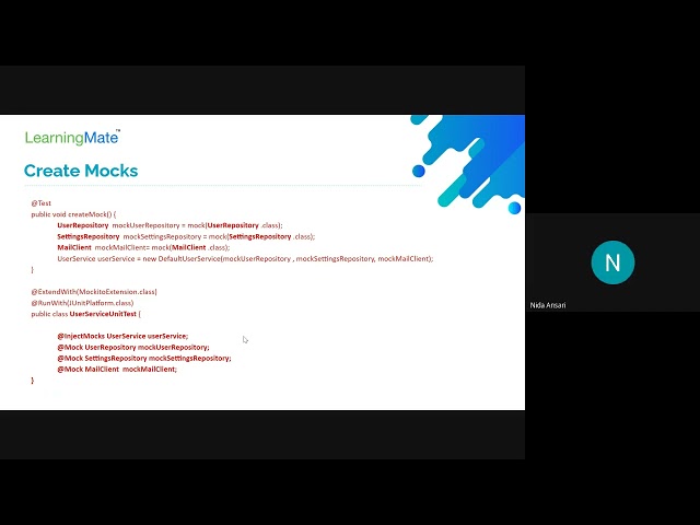 Junit 5 Mockito Spring Boot - Day 2