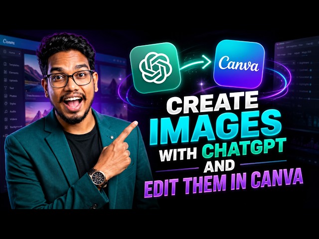 How to Create AI Images with ChatGPT and Edit Them in Canva | Complete Beginner Guide | PythonLife