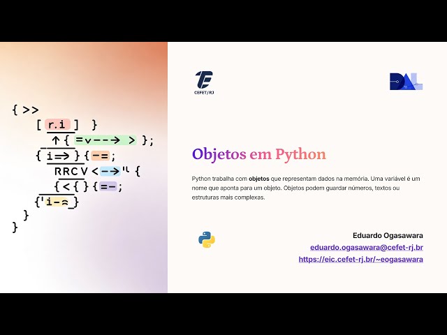 Objetos, tipos e estruturas de dados em Python para análise computacional