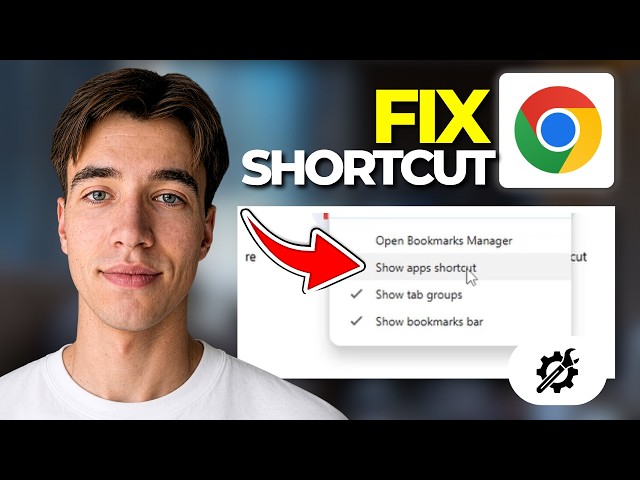 How To Fix Missing Apps Shortcut Icon In Google Chrome Browser | Tutorial 2026