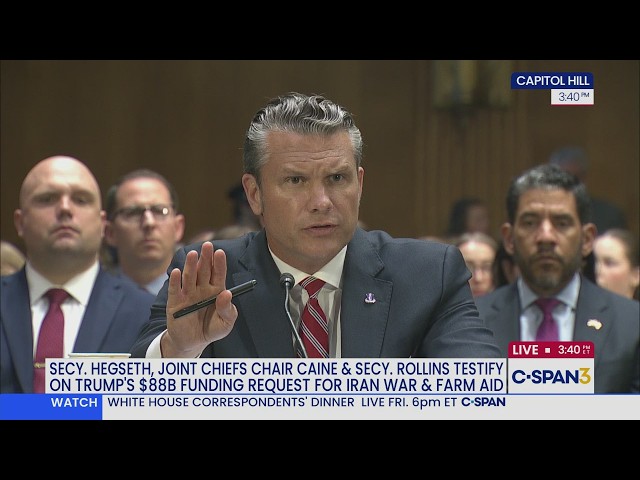 Defense Secretary, Joint Chiefs Chair & Agriculture Secretary Testify before Senate