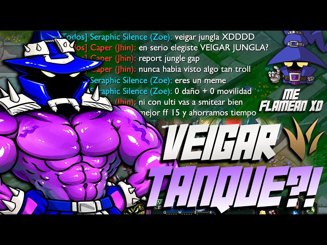 CARREO a MIS HATERS con VEIGAR JUNGLA TANQUE 😎