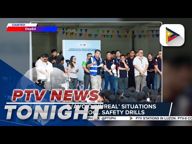 DepEd: Avoid ‘unreal’ situations for school safety drills