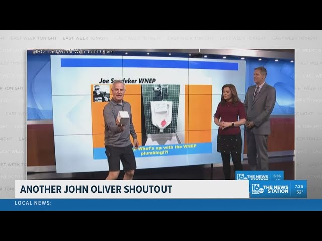 John Oliver picked up some of WNEP's morning show fun