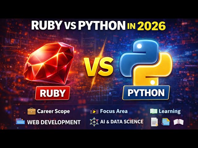 Ruby vs Python in 2026 which programming language is better for ai data science and web development 