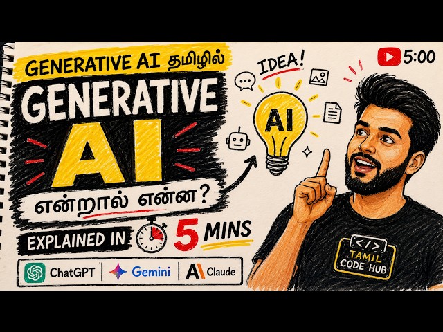 What is Generative AI? | ChatGPT, Gemini & Claude Explained in Tamil