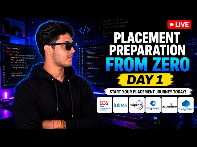 Day 1: DSA from Zero | CarWale Coding Round Preparation | Arrays & Hashing | Java | Live