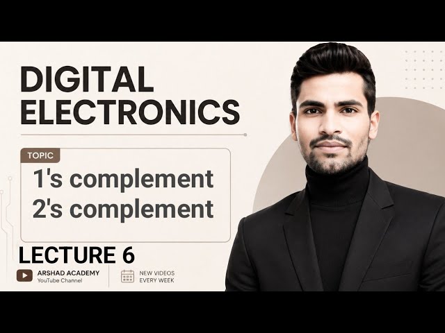  LEC 06 1' complement #2's complement #gate #engineering #arshad sir 