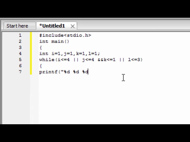 How to use more than two variables in while loop in c language in hindi and english
