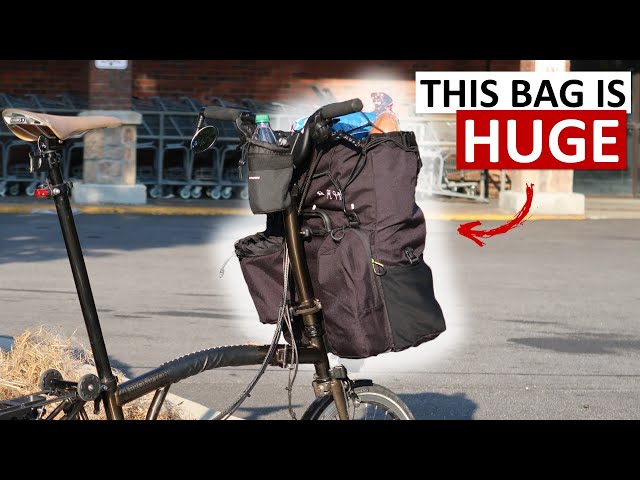 i bought the biggest Brompton bag and it's HUGE !!