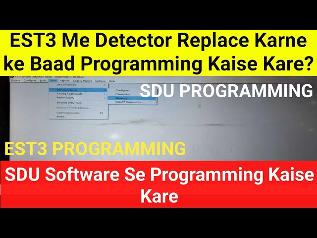 How to Replace Smoke Detector by SDU Software