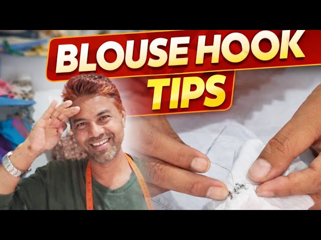 # Blouse Hook Stitching Tips # ಬ್ಲೌಸ್ ಹುಕ್ ಸ್ಟಿಚಿಂಗ್ ಸಲಹೆಗಳು #