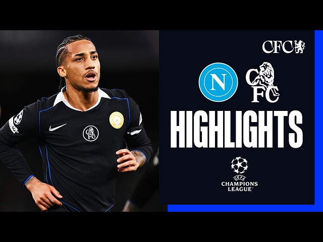 JOÃO PEDRO brace seals last-16 place! | Napoli 2-3 Chelsea | HIGHLIGHTS | UCL 25/26