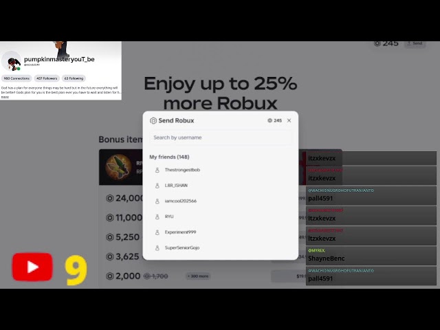 2000 ROBUX GIVEAWAY! 🔴Pls Donate Live Now🔴!! Giving Robux To Viewers!!
