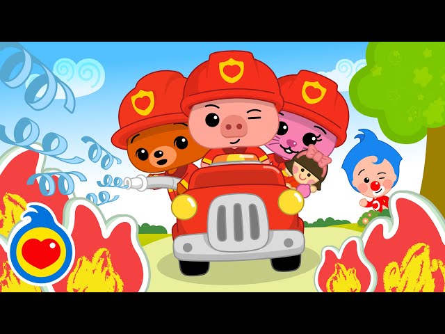 Bomberos al Rescate 🧑‍🚒 Canciones Infantiles ♫ Plim Plim