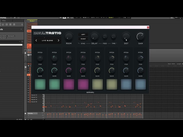Drumtastic - Free Drum Virtual Instrument Plugin (VST, VST3 & AU)