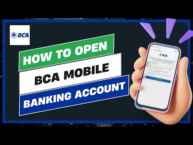 How To Open BCA Mobile Banking Account !