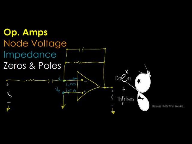 How to: Ideal Op. Amp Transfer function, Poles, Zeros, Node Voltage, Nodal Analysis