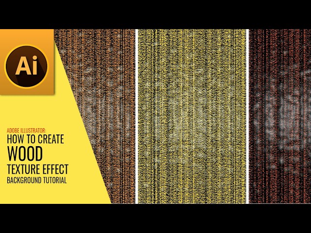 Create Realistic Wood Grain in Minutes (Illustrator Tutorial)