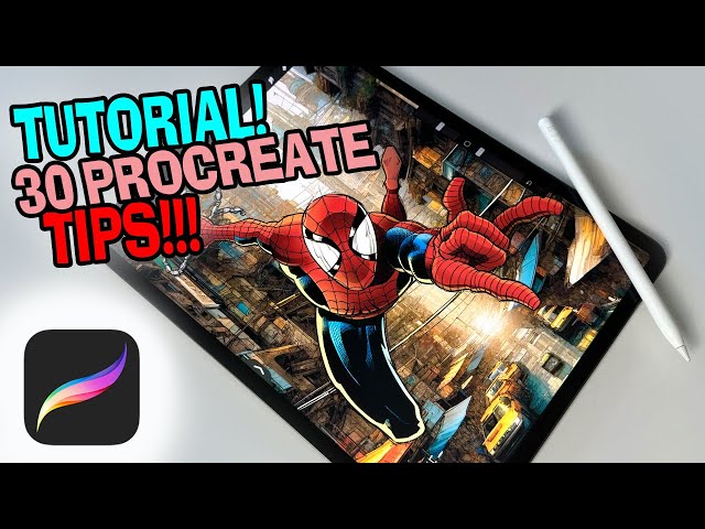 30 Procreate TIPS & HACKS In 8 Minutes!