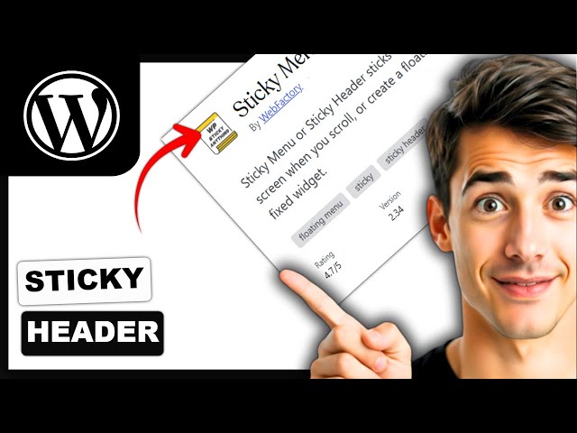 How to create a sticky header in WordPress (Easiest Way)(2026 Guide)