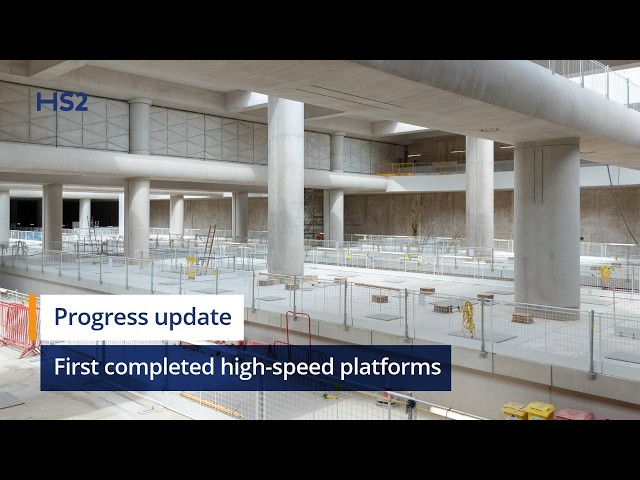 Old Oak Common Station | HS2's first completed high-speed platforms