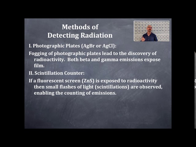 Nuclear Chemistry 10: Methods of Detecting Radiation