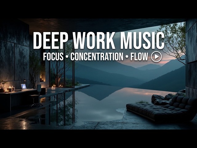 Minimal Ambient Focus Music | Deep Concentration And Coding Focus For Endless Study