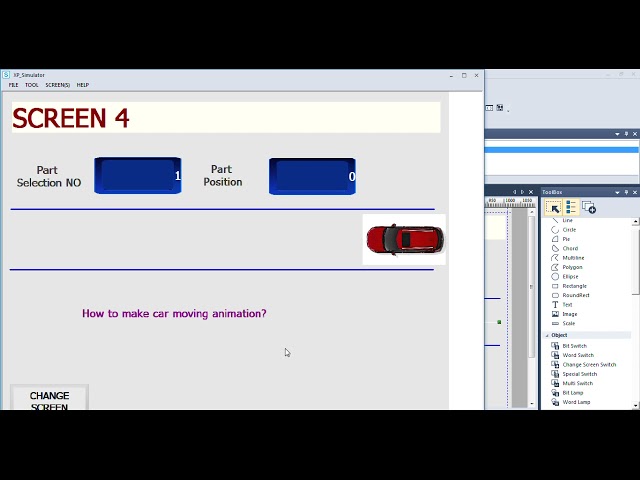 LSIS HMI | New Project | Animate the picture