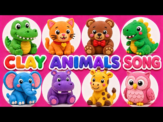 ABC Clay Animal Song | Fun Alphabet Song for Kids