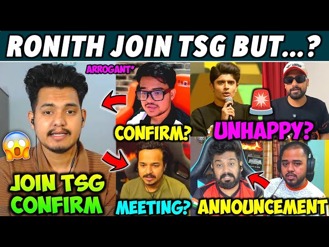 RONITH Join TSG But...🤯, Fozyajay Unhappy - Why?, Rocky Bhai Big Announcement💥, Viper Live Reply