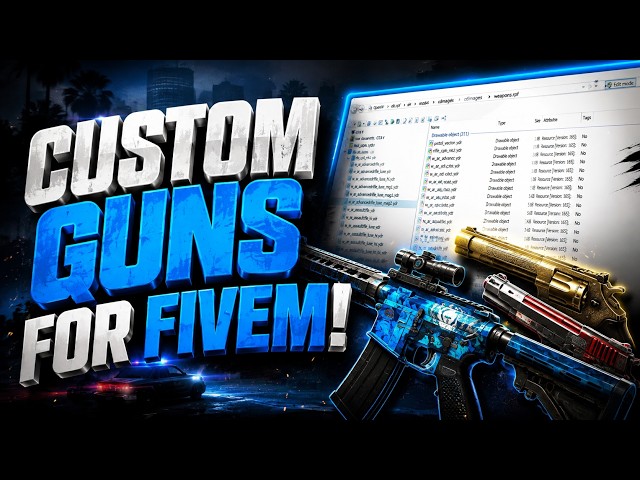 How to get custom WEAPON SKINS in FiveM? [Grand Roleplay] 2026