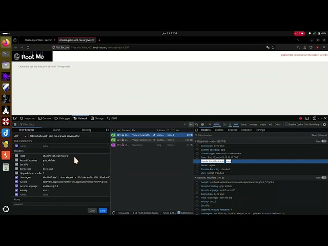 Root Me || HTTP - Headers