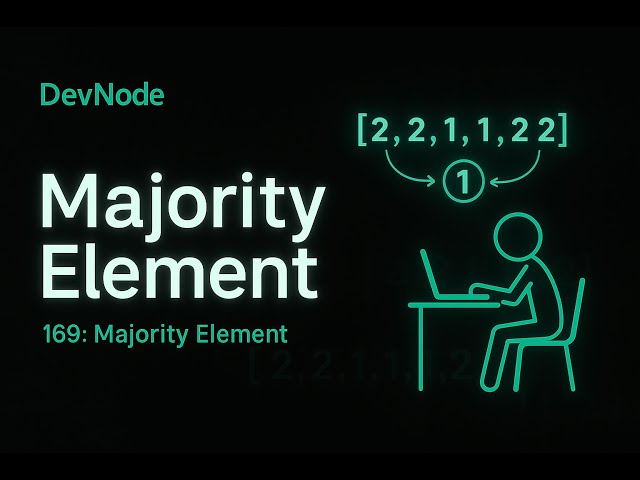 LeetCode Easy - Majority Element | Step-by-Step Solution | Brute Force | Optimal Solution | DSA