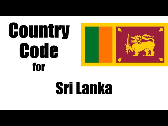 Sri Lanka Dialing Code - Sri Lankan Country Code - Telephone Area Codes in Sri Lanka