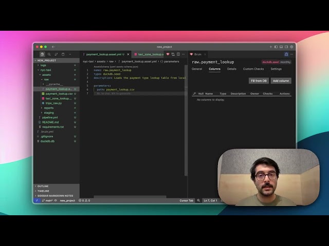 Bruin Features | Generate Schema