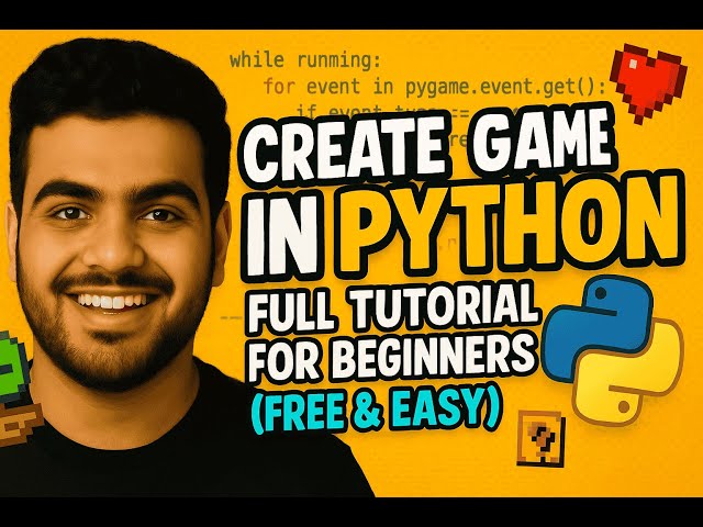 Build Your First Pong Game in Python with Pygame – Beginner Tutorial (AI-Powered Coding)