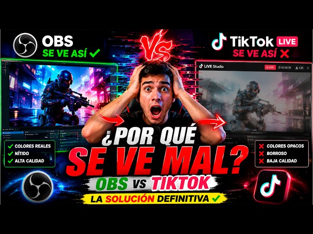Why does TikTok look BLURRY with OBS? 😡 REAL SOLUTION (Colors and quality)