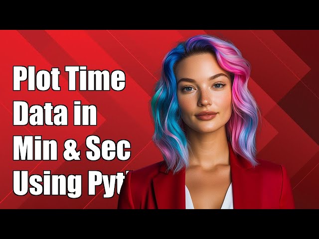 How to Plot Time Data in Minutes and Seconds Format (min.sec) in Python