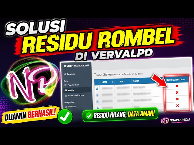 SOLUSI RESIDU ROMBEL DI VERVALPD