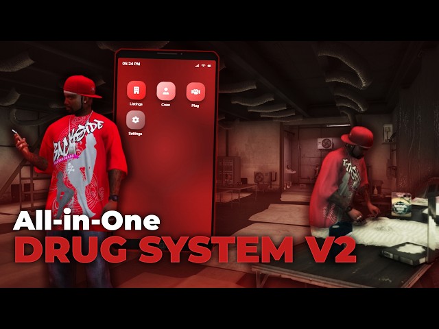 All-in-One FiveM Drug Script V2 [ESX/QB/QBOX]