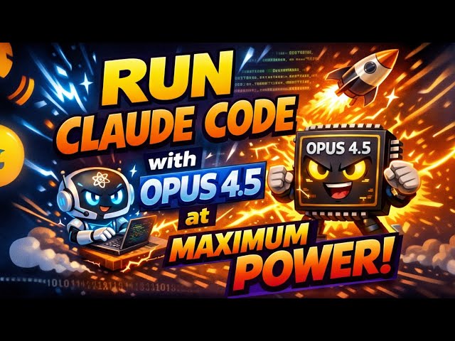 How to Run Claude Code with Opus 4.5 at Maximum Power | Tech Edge AI
