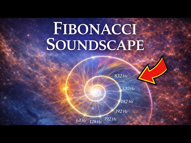 Fibonacci Soundscape/ 128 → 144 → 160 → 192 → 256 → 432 Hz OBE Harmonic HZ Earth Resonance 