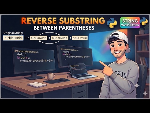 Mastering Stack Problems: Reverse Substrings in Python